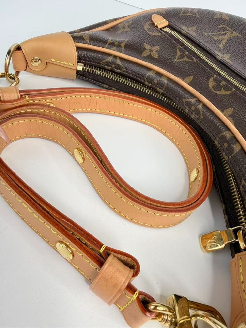 Louis Vuitton Loop Hobo PM Monogram Canvas Shoulder Crossbody Bag - Picture 9 of 13